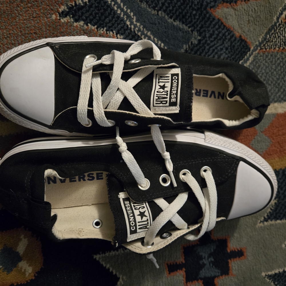 Converse All Star Black and White Sneakers
